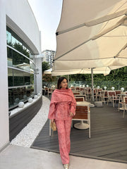 Floral Takım Pembe
