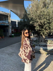 Desenli Pelerin Tunik