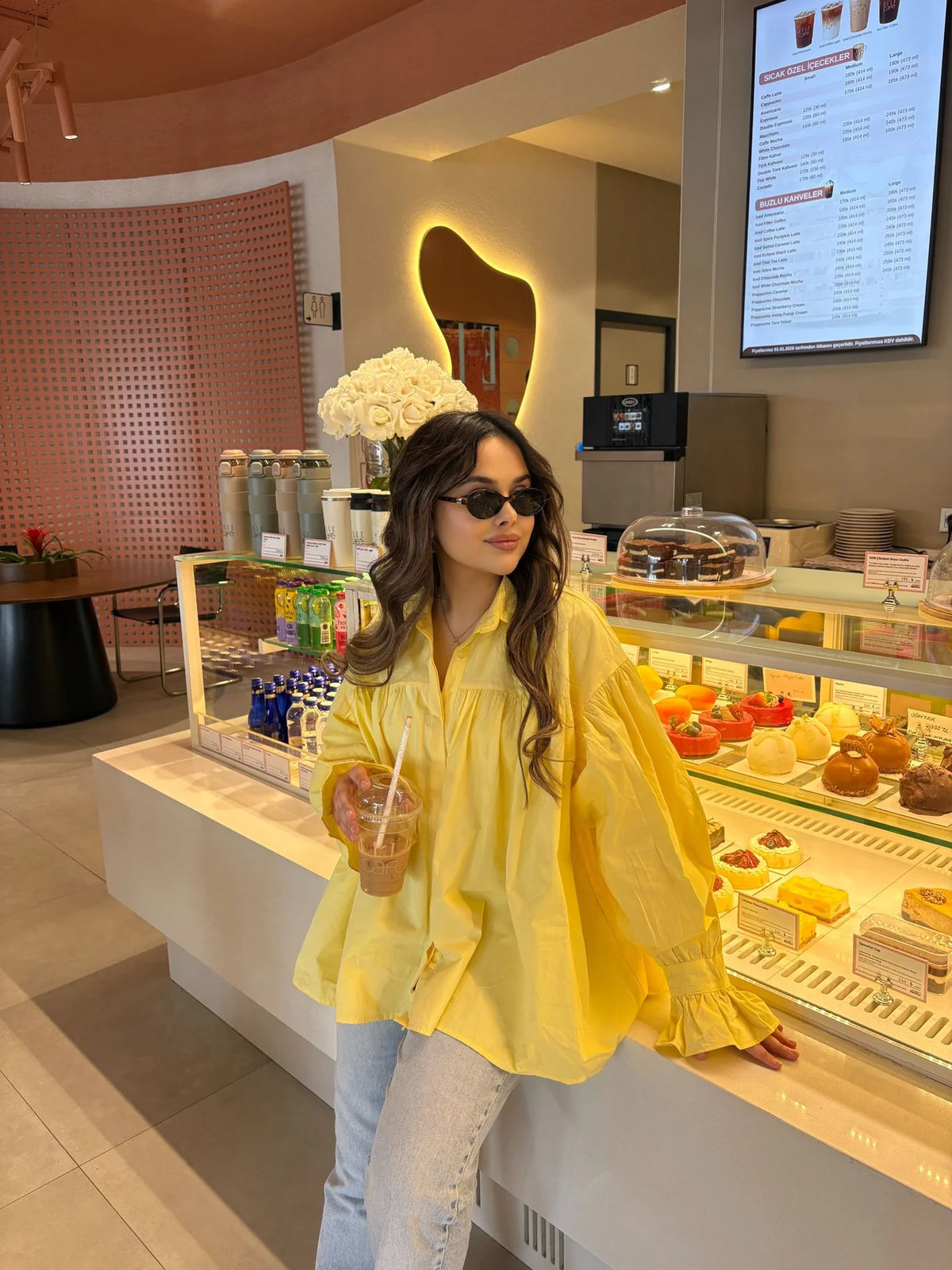 Candy Gömlek Sarı