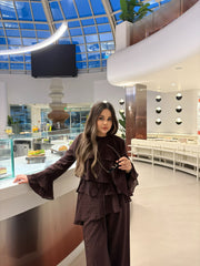 Perla Takım Kahverengi