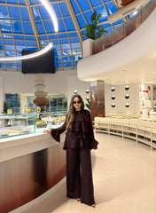 Perla Takım Kahverengi